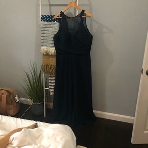 Levkoff Formal Dress - Navy Blue Size 14